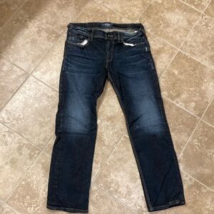 Men’s Silver Jeans Straight Leg 36x32